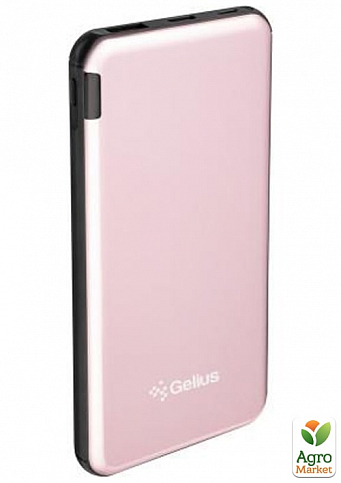 Додаткова батарея Gelius Pro UltraThinSteel GP-PB10-210 10000mAh Pink - фото 8