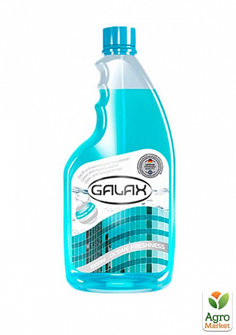 GALAX Засіб для миття скла та дзеркал Океанська свіжість 1000 мл Запаска