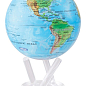 Гіро-глобус Solar Globe Mova Фізична карта світу 15,3 см (MG-6-RBE)