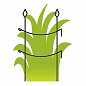 Шпалера для рослин ТМ "ORANGERIE" тип H (зелений колір, висота 1500 мм, ширина 360 мм, діаметр дроту 6 мм)