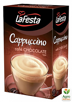 Капучино (горіх) у блістері ТМ "La Festa" 12,5г упаковка 10 стіков2