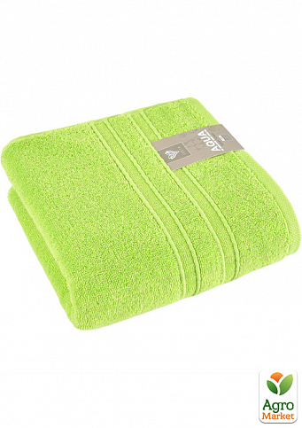 Махровий рушник Aqua fiber Premium TM IDEIA 70х140 см зелений