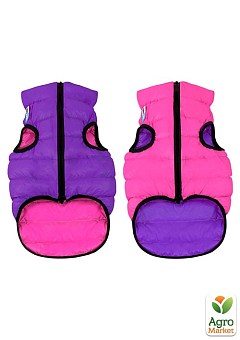 Курточка для собак AiryVest двухсторонняя, размер M 50, розово-фиолетовая (1627)1