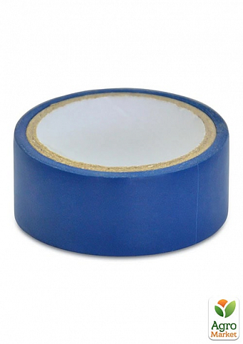 Изолента ПВХ синяя 19 мм х 20 м №10-715