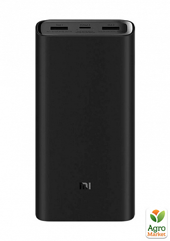 Додатковий зовнішній акумулятор Xiaomi Mi 50w Power Bank 20000mAh Black (BHR5121GL)