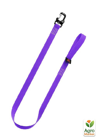 Повідець "Еволютор" (ширина 25 мм, довжина 210 см) фіолетовий (42129) - фото 3