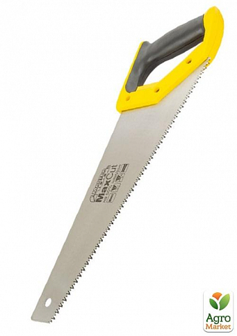 Ножовка столярная MASTERTOOL 7TPI MAX CUT 350 мм закаленный зуб 3D заточка полированная 14-2035
