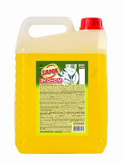Средство для мытья посуды "Эконом" 5 кг (лимон)1