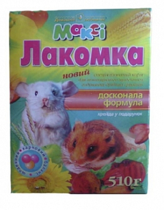 Корм сухой Макси Лакомка для мелких грызунов и крыс  510 г (1505020)2