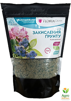 Мінеральне, гранульоване добриво для закислення ґрунту "Floria Gran" ТМ "ГТУ" 1кг2