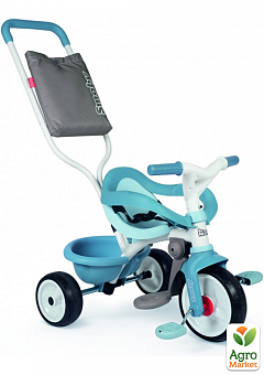 Детский металлический велосипед 3 в 1 "Би Муви. Комфорт", голубой, 68 х 52 х 101 см, 10 мес. Smoby Toys1