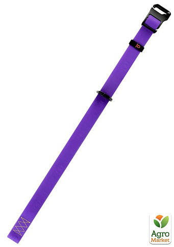 Ошейник EVOLUTOR, регулируемый, универсальный размер (ширина 25мм, длина 25-70 cм) фиолетовый (42439) - фото 3