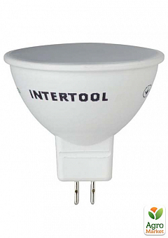 Светодиодная лампа LED 5 Вт, GU5.3, 220 В INTERTOOL LL-02021
