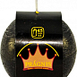 Свеча "Рустик" шар (диаметр 8 см*45 часов) черная