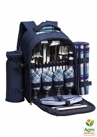 Рюкзак для пікніка з набором посуду та ковдрою Eono Cool Bag (TWPB-3065B69R) - фото 7