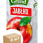 Фруктовый напиток Яблочный ТМ "Grand" 2л упаковка 6 шт