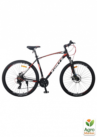 Велосипед FORTE TITAN розмір рами 19" розмір коліс 27,5" чорно-червоний (117169)