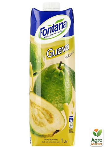 Соковий напій "Гуава" ТМ "Fontana" 1л упаковка 12 шт - фото 2