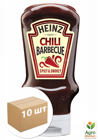 Соус Chili Barbecue ТМ "Heinz" 480г упаковка 10шт