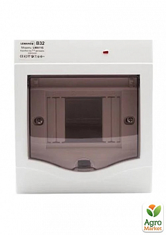 Коробка под 2-4 автоматы LEMANSO накладная, ABS LED индикатор / LMA115 (74015)1