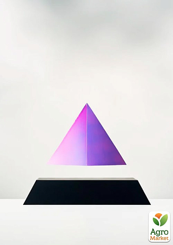 Левитирующая пирамида Flyte, черная основа, радужная пирамида, встроенная лампа (01-PY-BIR-V1-0)  - фото 2
