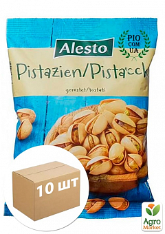 Фисташка не соленая ТМ"Alesto" 250г (Польша) упаковка 10шт2