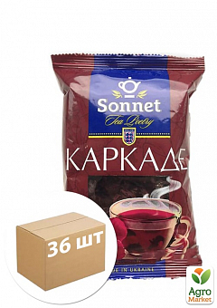 Чай Каркаде ТМ "Sonnet" 70г упаковка 36шт2