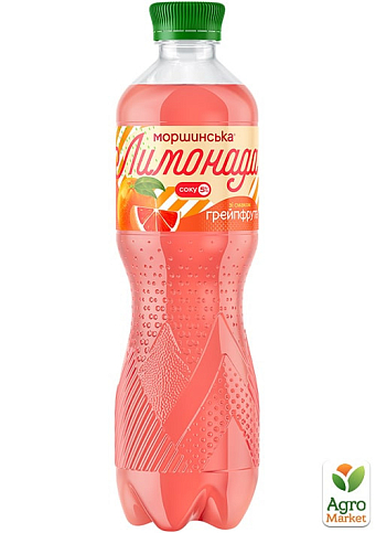 Напиток сокосодержащий Моршинская Лимонада со вкусом Грейпфрут 0.5 л