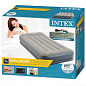 Надувная кровать с встроенным электронасосом, односпальная, серая ТМ "Intex" (64116) купить