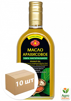 Масло арахисовое ТМ "Агросельпром" 350мл упаковка 10шт4