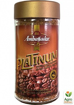 Кава розчинна Platinum ТМ "Ambassador" 190г2