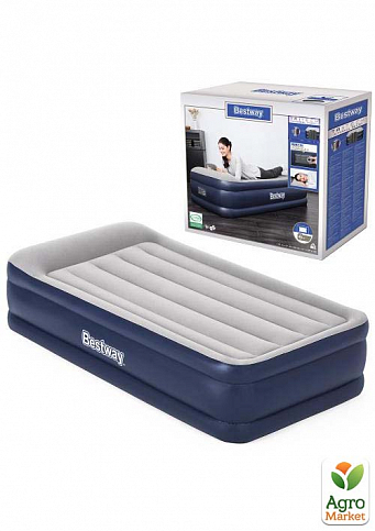 Надувне ліжко з вбудованим електронасосом, односпальне ТМ "Bestway" (67628)
