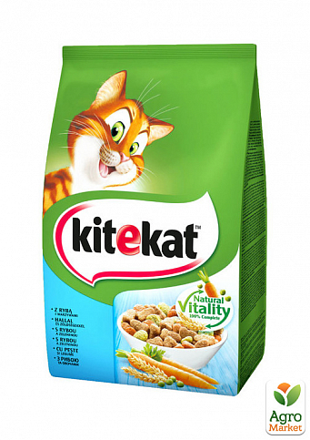Корм для котов Kitekat Рыба с овощами 1.8 кг