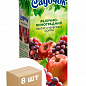 Нектар яблочно-виноградный (из красных сортов) ТМ "Садочок" 1,45л упаковка 8шт