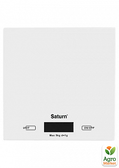 Ваги кухонні Saturn ST-KS7810 білий2