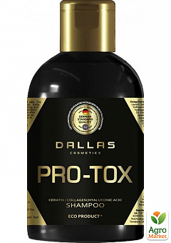 DALLAS HAIR PRO-TOX Шампунь с кератином, коллагеном и гиалуроновой кислотой, 1000 г2