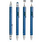Шариковая многозадачная ручка Troika Construction со стилусом, линейкой, отверткой и уровнем, голубая (PIP20/AT) купить