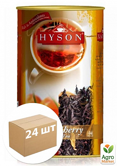 Чай чорний (Дика вишня) ТМ "Хайсон" 100г упаковка 24шт2