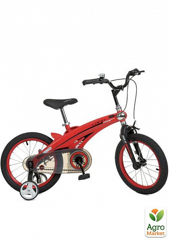 Велосипед детский 16д. Projective, SKD85,магниевая рама,доп.кол.,красный (WLN1639D-T-3)