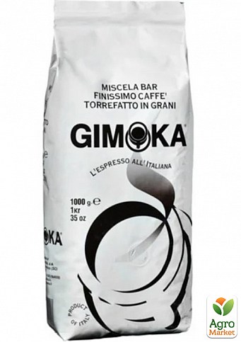 Кофе зерно (Gusto Ricco Bianco) белый ТМ "GIMOKA" 1кг упаковка 12шт - фото 2