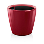 Розумний вазон з автополивом Lechuzа Classico Premium LS 35, червоний (16067)