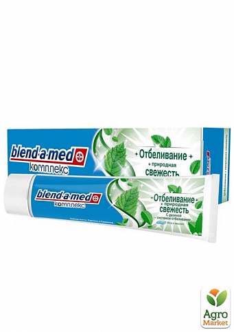 BLEND-A-MED зубна паста Комплекс Відбілювання + Природна свіжість М'ята та евкаліпт 100мл