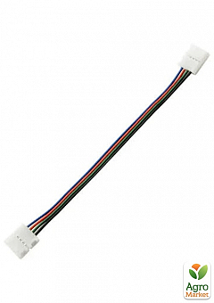 Соединитель 2 зажима по 4pin 10mm провода 15см  для RGB ленты Lemanso / LMA9402 (936071)1