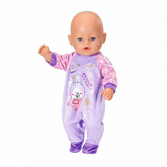 Одежда для куклы BABY BORN серии "День Рождения" - ПРАЗДНИЧНЫЙ КОМБИНЕЗОН (на 43 cm, лавандовый) - фото 2