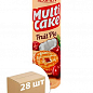 Печиво-сендвіч (вишня-кокос) ККФ ТМ "Multicake" 195г упаковка 28шт