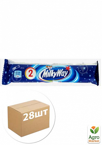 Батончик Milky Way із суфле 43 г уп. 28 шт