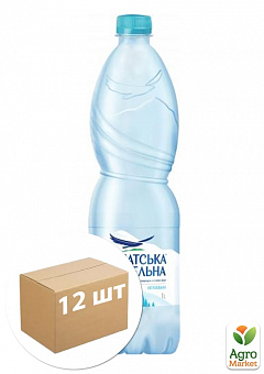 Вода ТМ "Карпатська джерельна" газ. 1л упаковка 12шт1