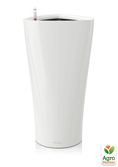 Розумний вазон з автополивом Lechuzа Delta 30, білий (15500)2