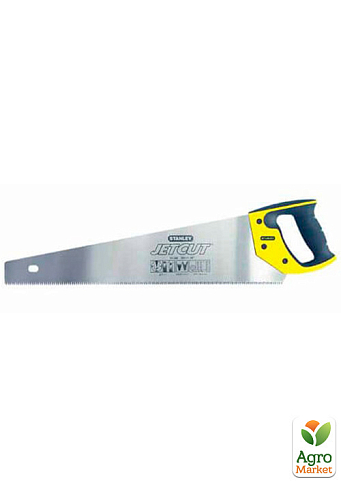 Ножовка Jet-Cut SP длиной 500 мм для поперечного и продольного реза по древесине STANLEY 2-15-288 (2-15-288)
