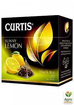 Чай Sunny Lemon (пачка) ТМ "Curtis" 20 пакетиків по 1,7г1